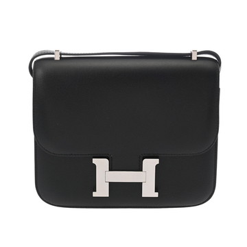 エルメス コンスタンス3 ミニ 18 ブラック ボックスカーフ レディース バッグ 【bag】