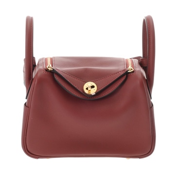 エルメス リンディ ミニ 2 ルージュアッシュ ヴォースイフト レディース バッグ 【bag】