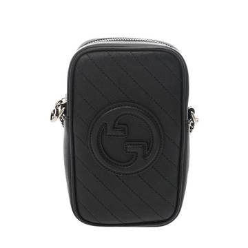 グッチ ブロンディ ミニショルダーバッグ ブラック 760315 レザー レディース バッグ 【bag】