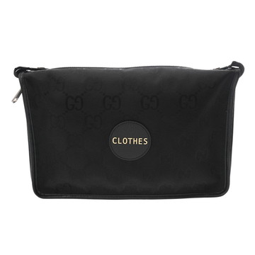 グッチ トラベルポーチ  ブラック/シルバー金具 674797 ナイロン/レザー ユニセックス バッグ 【bag】