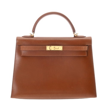 エルメス 32 外縫い 2WAY ノアゼット ボックスカーフ レディース バッグ 【bag】