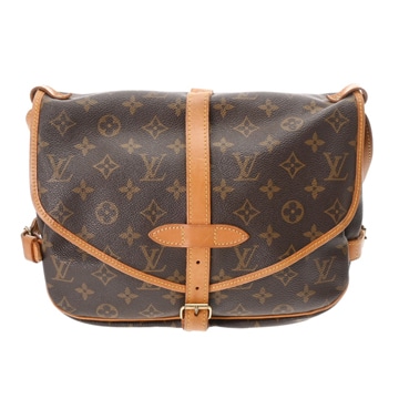 ルイヴィトン モノグラム ソミュール 30 ブラウン M42256 モノグラムキャンバス レディース バッグ 【bag】