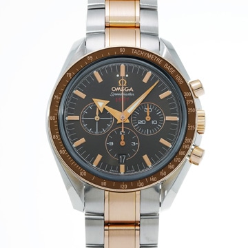 オメガ スピードマスター ブロードアロー 1957 50th 321.90.42.50.13.001 ブラウン メンズ 時計 【wristwatch】