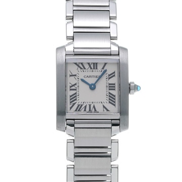 カルティエ タンク フランセーズ SM W51008Q3 シルバー レディース 時計 【wristwatch】