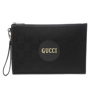 グッチ クラッチバッグ グッチオブザグリッド ブラック 625598 レザー/ナイロン メンズ バッグ 【bag】