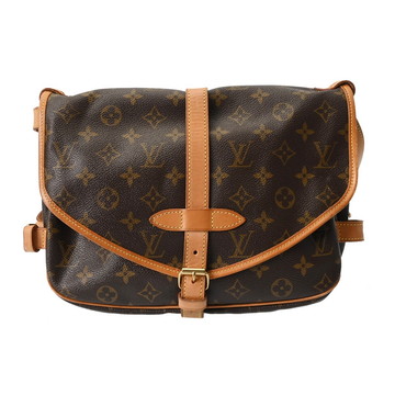 ルイヴィトン モノグラム ソミュール 30 ブラウン M42256 モノグラムキャンバス レディース バッグ 【bag】