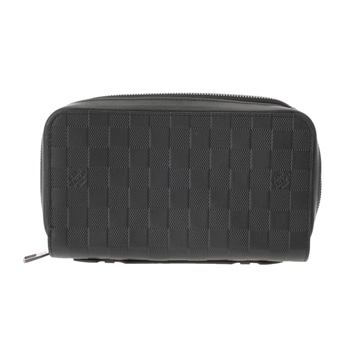 ルイヴィトン ダミエアンフィニ ジッピー XL トラベルケース オニキス N61254 レザー メンズ バッグ 【bag】
