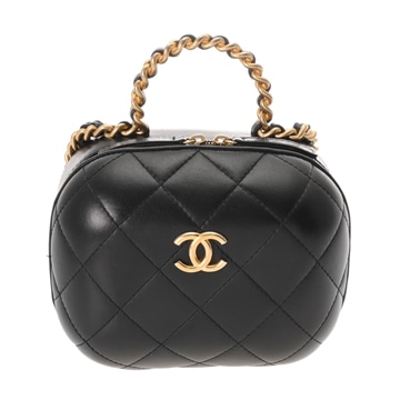 シャネル マトラッセ スモールバニティ ブラック AP2198 ラムスキン レディース バッグ 【bag】