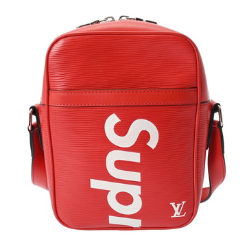 ルイヴィトン エピ ダヌーブ PM Supreme コラボ 赤/白 M53417 エピレザー ユニセックス バッグ 【bag】