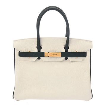 エルメス バーキン 30 パーソナルオーダー ホワイト/ヴェールシプレス トリヨンクレマンス レディース バッグ 【bag】
