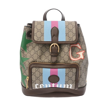 グッチ インターロッキングGプリント バッグパック ベージュ 674147 GGスプリームキャンバス/レザー レディース バッグ 【bag】