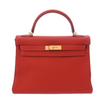 エルメス 32 内縫い 2WAY ルージュトマト トゴ レディース バッグ 【bag】
