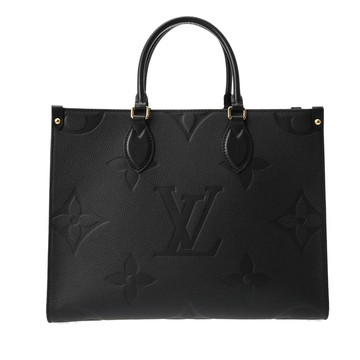 ルイヴィトン モノグラムアンプラント オンザゴー MM ノワール M45595 レザー レディース バッグ 【bag】