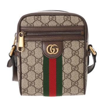 グッチ オフィディア ミニメッセンジャーバッグ ベージュ 598127 GGスプリームキャンバス/レザー レディース バッグ 【bag】