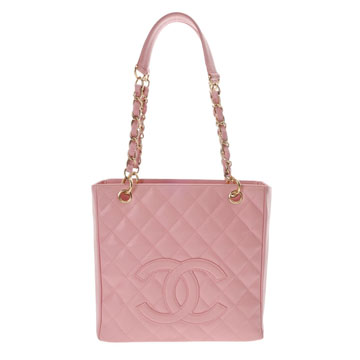 シャネル PST プチショッピングトート ピンク キャビアスキン レディース バッグ 【bag】
