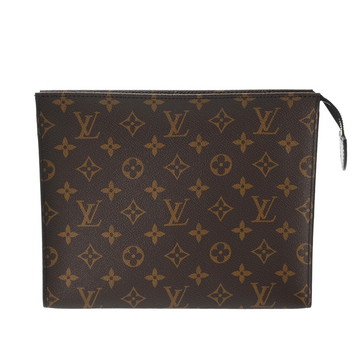 ルイヴィトン モノグラム ポッシュトワレ NM ブラウン M46037 モノグラムキャンバス ユニセックス 【bag】