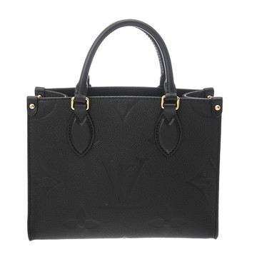 ルイヴィトン モノグラムアンプラント オンザゴー PM 2WAY ノワール M45653 レザー レディース バッグ 【bag】