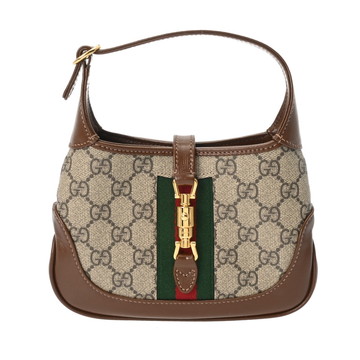 グッチ ジャッキー1961 ミニバッグ ベージュ/エボニー 637092 GGスプリームキャンバス/レザー レディース バッグ 【bag】