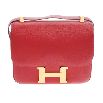エルメス コンスタンス3 24 ルージュカザック ヴォーエプソン レディース バッグ 【bag】