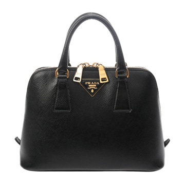 プラダ 2WAY バッグ ブラック 1BA838 サフィアーノヴェルニ レディース バッグ 【bag】