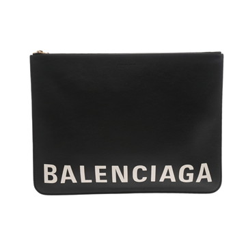 バレンシアガ クラッチバッグ ブラック 618191 レザー ユニセックス バッグ 【bag】