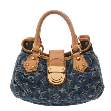ルイヴィトン モノグラムデニム ミニプリーティ ブルー M95050 デニム レディース バッグ 【bag】