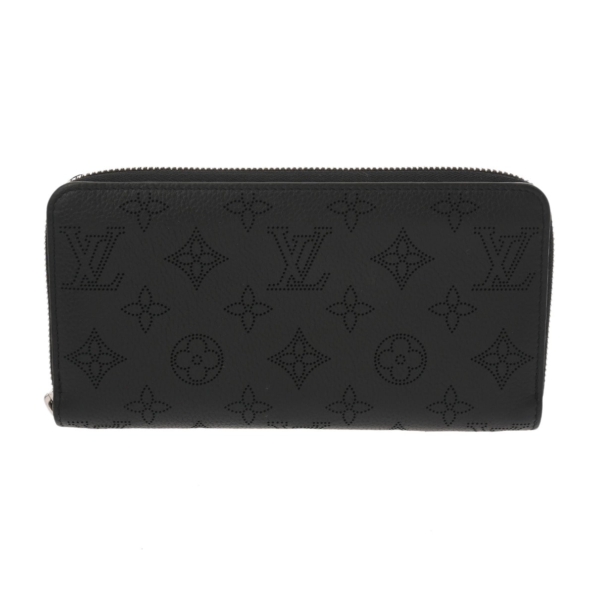 ルイヴィトン モノグラムマヒナ ジッピーウォレット ノワール M61867 レザー レディース 財布 【purse】