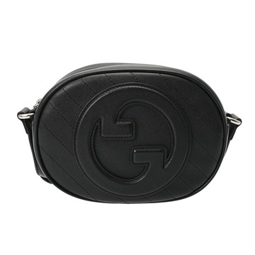 グッチ ブロンディ ミニショルダー ブラック 760175 レザー ユニセックス バッグ 【bag】