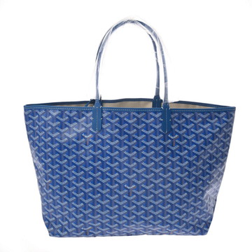 ゴヤール サンルイ PM ヘリンボーン ブルー PVC/レザー ユニセックス バッグ 【bag】