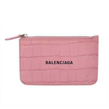 バレンシアガ キャッシュ ピンク 637130 型押しレザー レディース 財布 【purse】