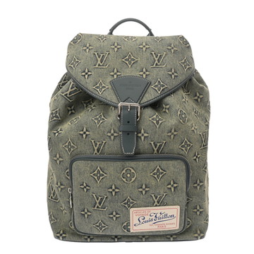 ルイヴィトン モノグラム モンスリバッグパック ブルー M22534 ウォッシュデニム メンズ バッグ 【bag】