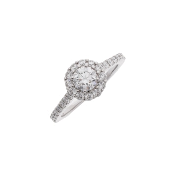 グラフ アイコンラウンドリング ダイヤ 0.41ct E-VS1-3EX #8 K18ホワイトゴールド WG レディース ジュエリー 【jewelry】