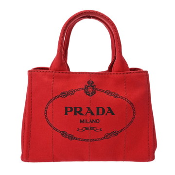 プラダ カナパ ミニ  レッド 1BG439 キャンバス レディース バッグ 【bag】