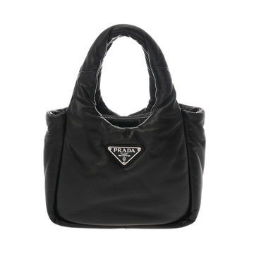 プラダ パテッド MINIトート 2WAY ブラック 1BA359 ナッパレザー レディース バッグ 【bag】