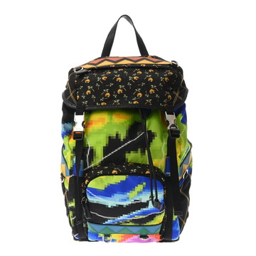 プラダ バックパック マルチカラー ナイロン メンズ バッグ 【bag】
