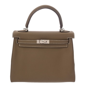 エルメス 25 内縫い エトゥープ ヴォースイフト レディース バッグ 【bag】