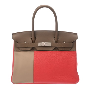 エルメス 30 カザック エトゥープ/アルジル/ローズジャイプール トリヨン/スイフト レディース バッグ 【bag】