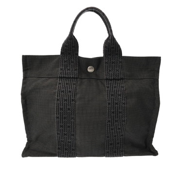 エルメス エールライン トート PM 旧型 グレー キャンバス ユニセックス バッグ 【bag】