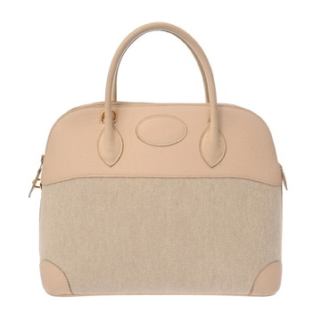 エルメス 37 エクリュ/ベージュ トワルアッシュ/トリヨンクレマンス レディース バッグ 【bag】