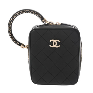 シャネル マトラッセ 2WAYチェーンショルダー ブラック AS1753 カーフ レディース バッグ 【bag】