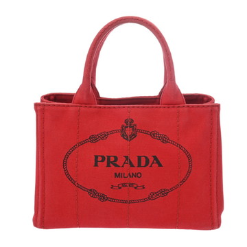 プラダ カナパ ミニ  レッド 1BG439 キャンバス レディース バッグ 【bag】