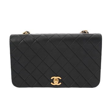 シャネル マトラッセ チェーンショルダー  23cm ブラック ラムスキン レディース バッグ 【bag】