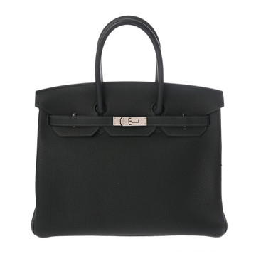 エルメス バーキン 35 ヴェルソ ヴェール系/ブルー系 トゴ ユニセックス バッグ 【bag】