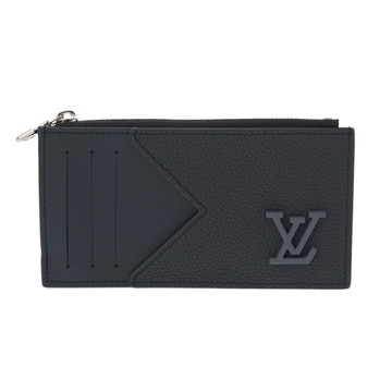 ルイヴィトン LVアエログラム コインカードホルダー ネイビー M82084 レザー メンズ 財布 【purse】