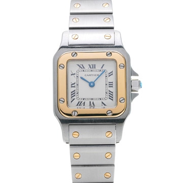 カルティエ サントスガルベ SM アンティーク W20056D6 アイボリー レディース 時計 【wristwatch】