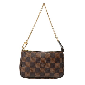 ルイヴィトン ダミエ ミニ ポシェット アクセソワール ブラウン N58009 ダミエキャンバス レディース 【bag】