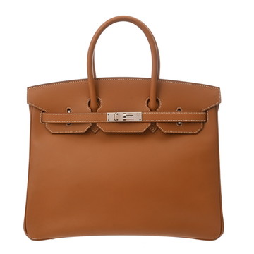 エルメス バーキン 35 ゴールド ヴォーシャモニー ユニセックス バッグ 【bag】
