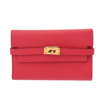エルメス ウォレット ミディアム ローズエクストリーム ヴォーエプソン レディース 財布 【purse】
