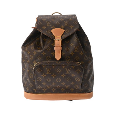 ルイヴィトン モノグラム モンスリ GM ブラウン M51135 モノグラムキャンバス ユニセックス バッグ 【bag】