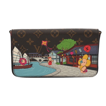 ルイヴィトン モノグラム ポシェットフェリシー ヴィヴィエンヌ ブラウン モノグラムキャンバス レディース バッグ 【bag】